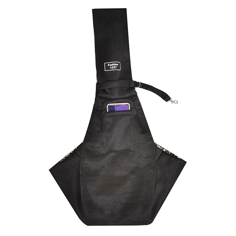Crossbody breathable dog folding pet bag, large capacity pet supplies, cross-border exclusive portable cat bag